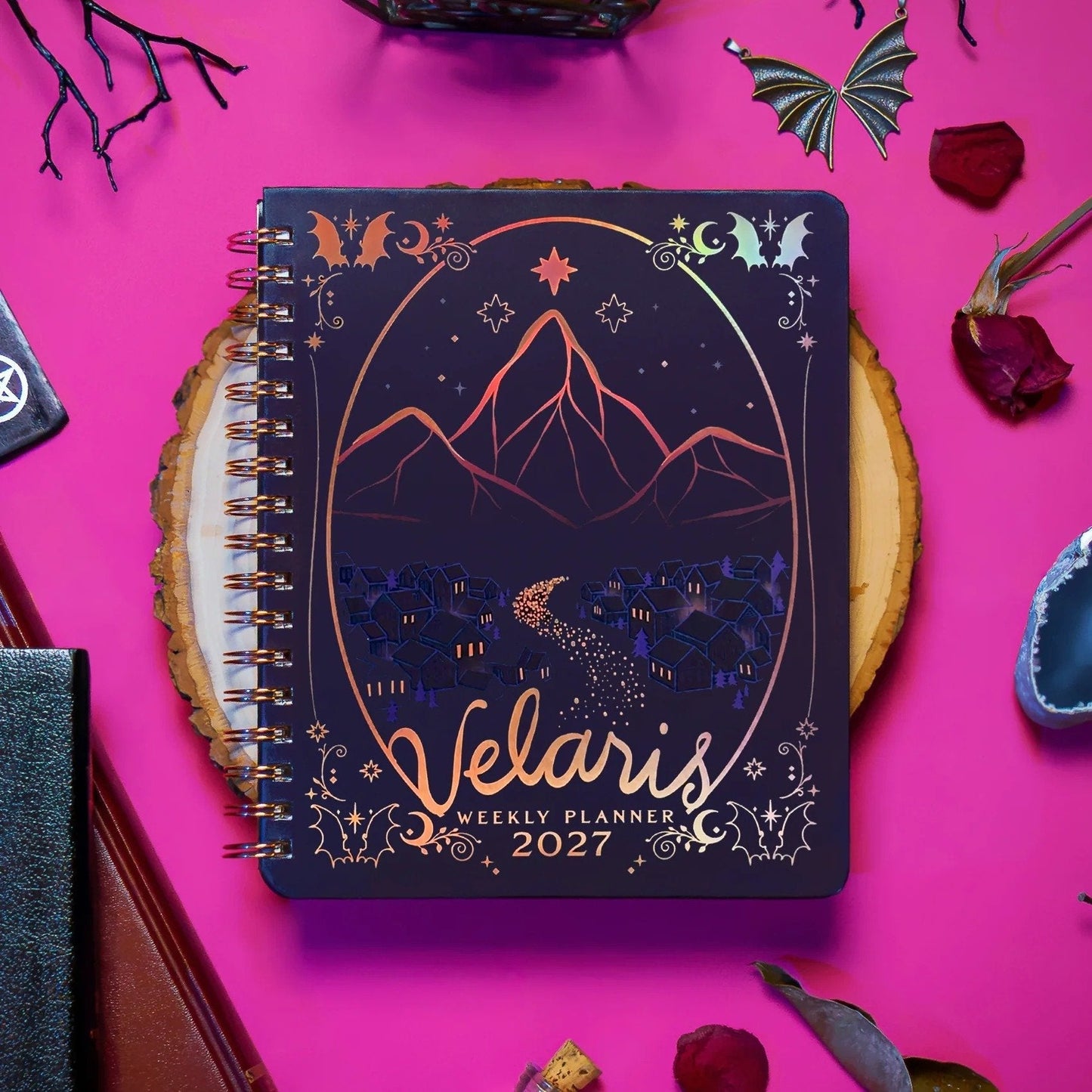 🔥HOT SALE 48% OFF🌙 A Court of Thorns and Roses: Velaris 2027 Weekly Planner ✨ Officially Licensed Fantasy Organizer