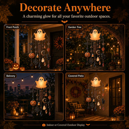 🔥 New Arrival Launch Sale - 50% OFF —👻 Haunted Glow Ghost Wind Chime
