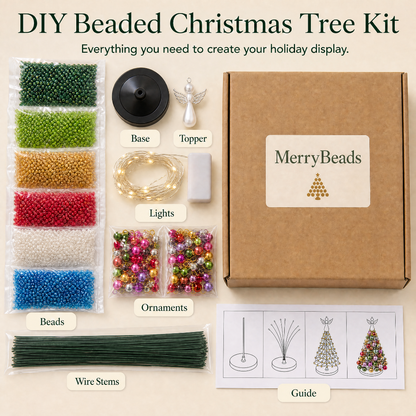 Beaded Christmas Tree Kit
