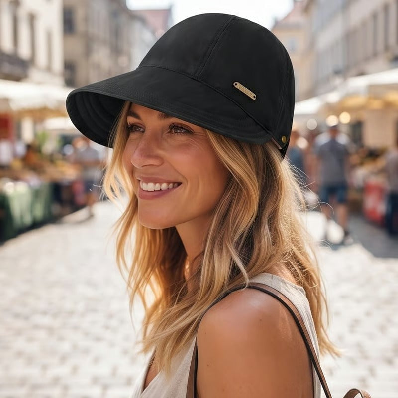 Women's Wide Brim Sun Visor Hat