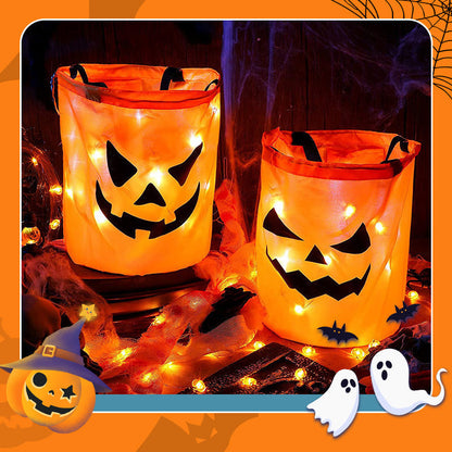 Halloween Glowing Pumpkin Candy Handbag