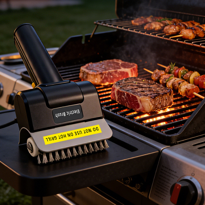 🎉 2026 Sale — Over 21900 Sold!💞 Cordless Electric Grill Brush‑Rotary Cleaning 🍖